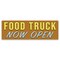 Signmission Food Truck Now Open Banner Concession Stand Food Truck Single Sided B-72-30062 - alternate 1